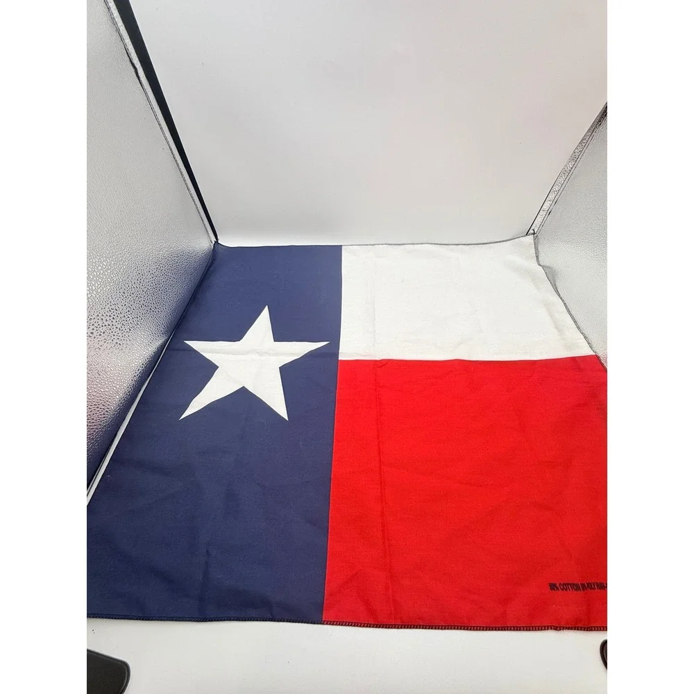 Hav-A-Hank Vintage Bandana Set Texas Lone Star Flag Cowboy Boots Made in USA